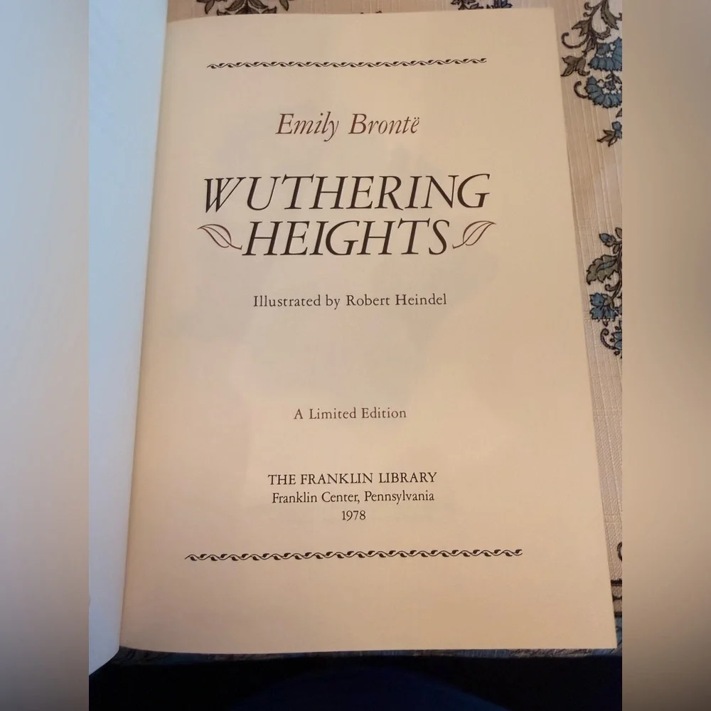 Wuthering Heights - Luxury Leather Bound Franklin Library